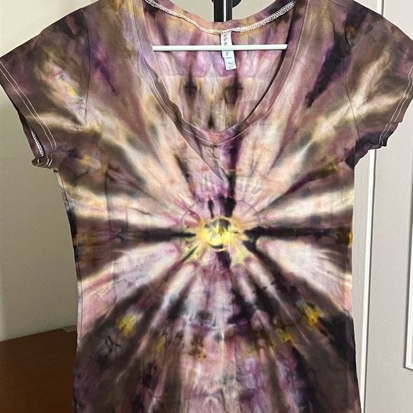 Purple Graphic Short Sleeve Tee - Picture 1 of 5